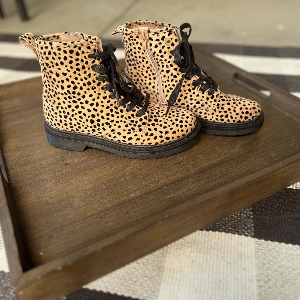 Leopard Print Boots